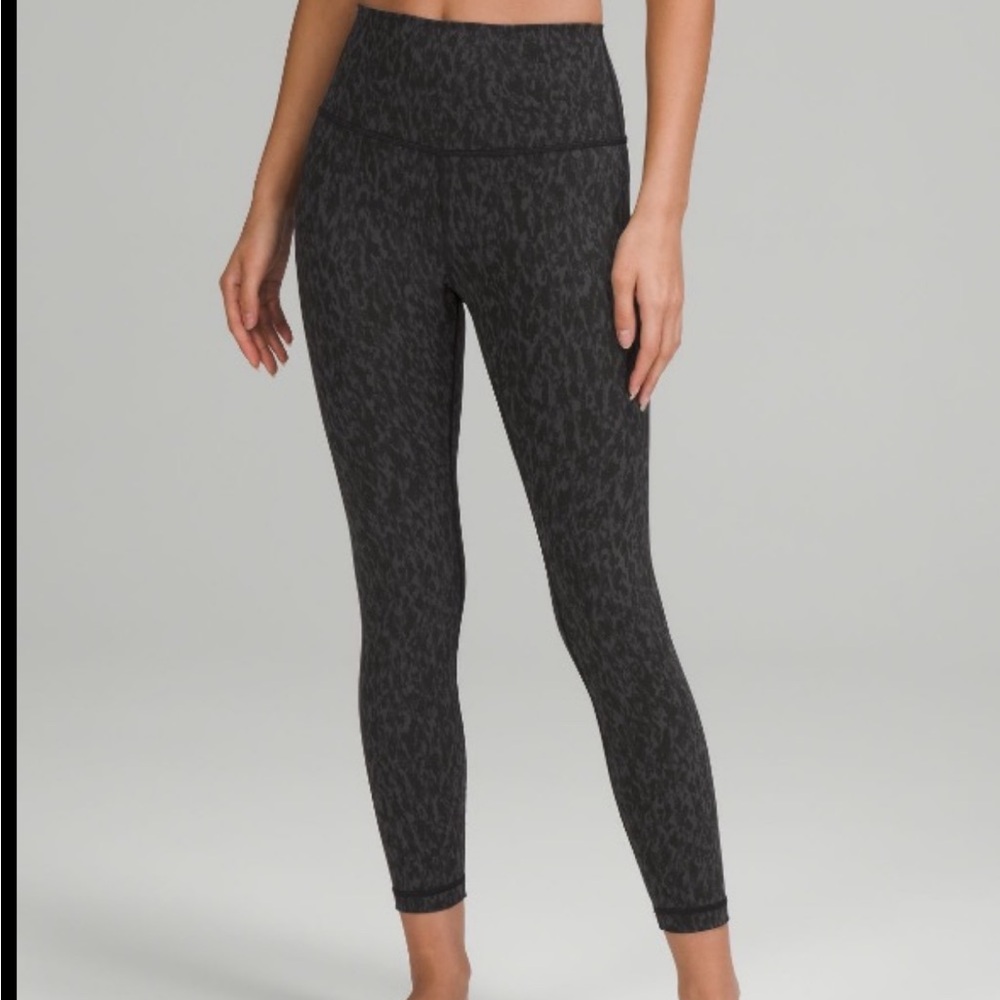 Black Patterned Leggings